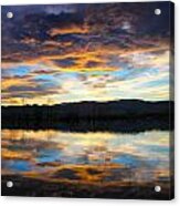 Sunset At Coot Lake Acrylic Print