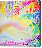 Sunset At Kuto Beach Acrylic Print