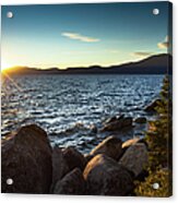 Sunset At Lake Tahoe Acrylic Print