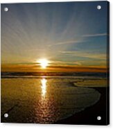 Sunset Beach Sunset Acrylic Print