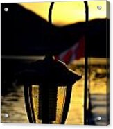 Sunset Lamp Skaha Lake Acrylic Print
