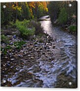 Sunset On The Merced Acrylic Print