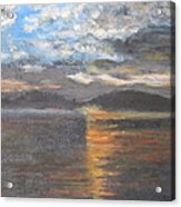 Sunset On Tupper Lake Acrylic Print