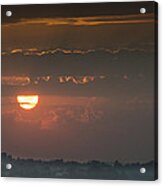 Sunset Over Rochester Acrylic Print