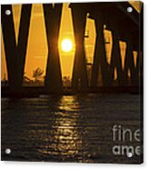 Sunset Over Sanibel Island Photo Acrylic Print