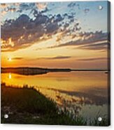 Sunset Over The Sucker River Acrylic Print