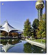 Sunsphere In The Fall Acrylic Print