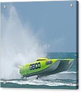 Superboats - Miss Geico Acrylic Print