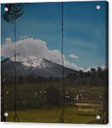 Swing On Mt Hoods Fruit Loop Acrylic Print