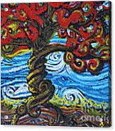 Swirling Along With The Wind Acrylic Print