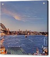 Sydney Harbour By Night Acrylic Print