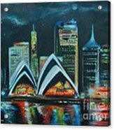 Sydney Nights Acrylic Print