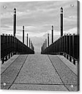 Symmetry In Black And White Acrylic Print