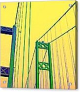 Tacoma Narrows Yellow Acrylic Print