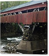 Taftsville Covered Bridge Acrylic Print