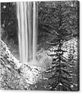 Tamanawas Falls In Winter Acrylic Print