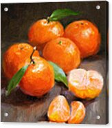 Tangerines Acrylic Print