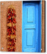 Taos Blue Door Acrylic Print