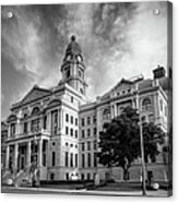 Tarrant County Courthouse Bw Acrylic Print