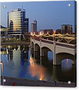 Tempe Town Lake Pano Acrylic Print