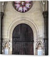 Temple Church Doorway Acrylic Print