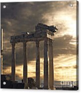 Temple Of Apollo In Side Acrylic Print