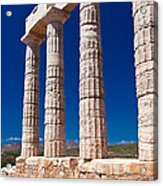 Temple Of Poseidon At Sounion Acrylic Print