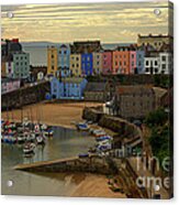 Tenby Harbour In The Morning Acrylic Print