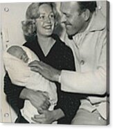 Terry Thomas Flies Here To See His Baby Acrylic Print