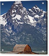 Teton Barn Acrylic Print