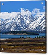 Teton Panorama I Left Panel Acrylic Print