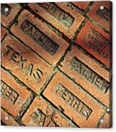 Texas Red Brick Acrylic Print