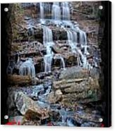 Thank You Card With Waterfall Acrylic Print