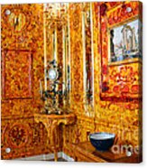 The Amber Room At Catherine Palace Acrylic Print