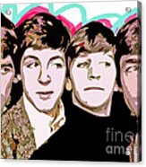 The Beatles Love Acrylic Print