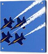 The Blue Angels In Action 2 Acrylic Print