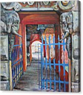 The Blue Gate Acrylic Print