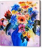 The Blue Vase Acrylic Print