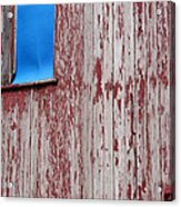 The Blue Window Acrylic Print