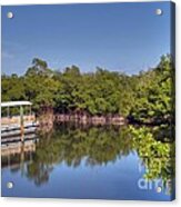 The Boat And The River Acrylic Print