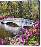 The Bridge At Magnolia Plantation Acrylic Print