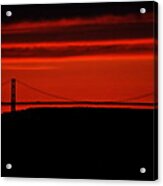 The Bridge At Sunset Acrylic Print