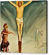 The Death Of Jesus Acrylic Print