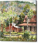 The Delonde Homestead At Caribou Ranch Acrylic Print