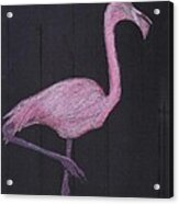 The Flamingo Acrylic Print