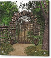 The Garden Gate Acrylic Print