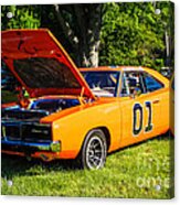 The General Lee Acrylic Print