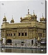The Golden Temple In Amritsar Acrylic Print
