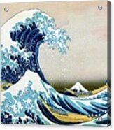 The Great Wave Off Kanagawa Acrylic Print