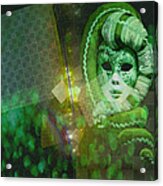 The Green Lady Acrylic Print